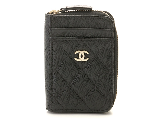 【ことみ】CHANEL マトラッセ　コインケース　ゴールド金具 CHANEL】【ゴールド金具】シャネル『マトラッセ ジップ コイン