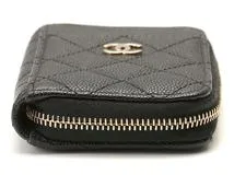 CHANEL シャネル マトラッセ コインケース ブラック キャビア