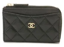 CHANEL シャネル マトラッセ クラシックジップカードケース