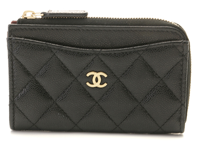 レア シャネル 正規トランプカード CHANEL シャネル マトラッセ クラシックジップカードケース