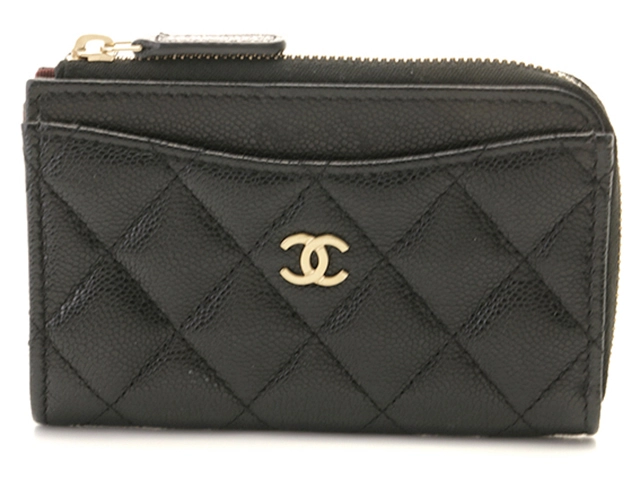 CHANEL シャネル マトラッセ クラシックジップカードケース