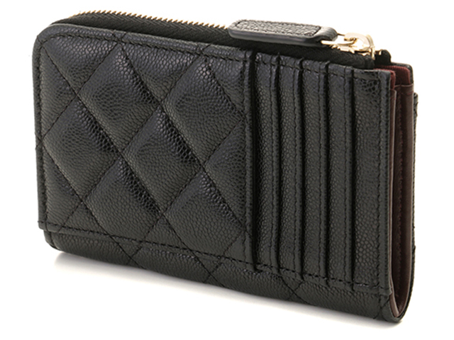 CHANEL シャネル マトラッセ クラシックジップカードケース
