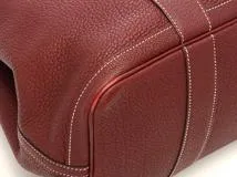 HERMES エルメス ハンドバッグ ガーデンパーティPM トートバッグ ルージュアッシュ ネゴンダ シルバー金具【473】