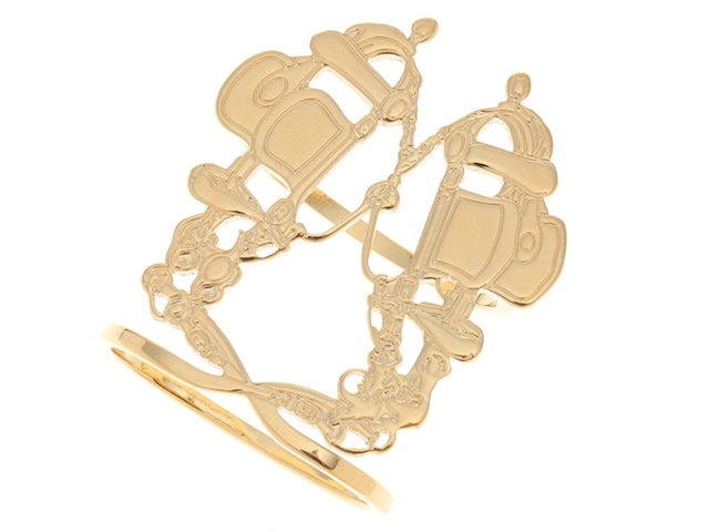 HERMES エルメス ブリッド・ドゥ・ガラ スカーフリング GP【472】RKT