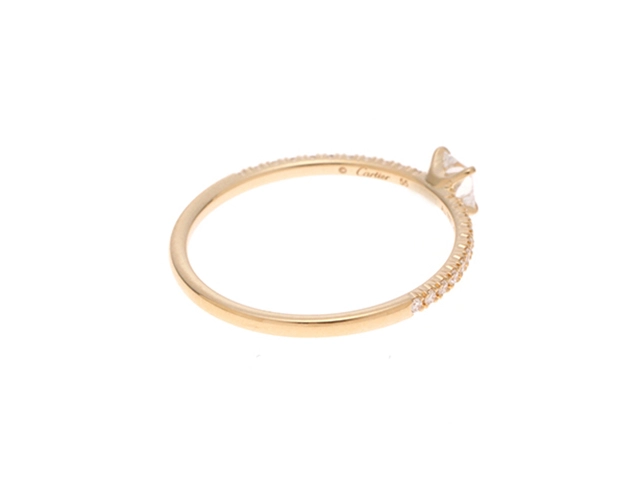 Cartier カルティエ エタンセルドゥ リング B4232948 YG/D0.21/1.4g/55号【430】2147100576597