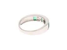 JEWELRY ジュエリー リング K18ホワイトゴールド エメラルド0.52ct