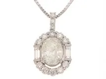 JEWELRY ジュエリー ネックレス プラチナ トップPT900/チェーンPT850