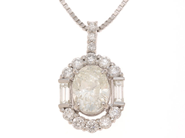 JEWELRY ジュエリー ネックレス プラチナ トップPT900/チェーンPT850