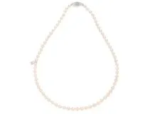 MIKIMOTO ミキモト パール ネックレス K18 ホワイトゴールド 21.7g