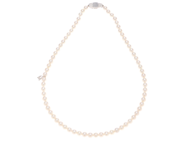 MIKIMOTO ミキモト　パール　ネックレス　K18 MIKIMOTO ミキモト ネックレス 18金 K18イエローゴールド パール