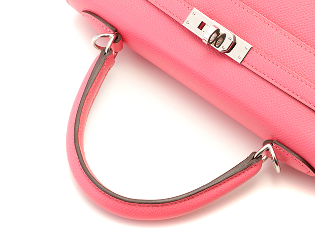 HERMES エルメス バッグ ケリー25 ローズコンフェッティ/SV金具