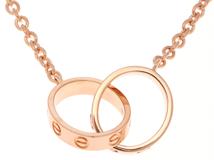 Cartier　カルティエ　ベビーラブ　ネックレス　K18 ゴールド　6.8g　2147100578829【432】