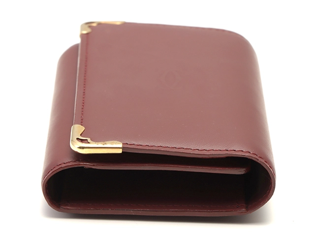 Cartier カルティエ マストライン 6連キーケース ボルドー レザー 【472】YN