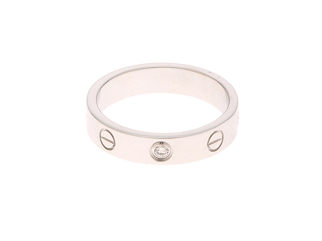 カルティエ　ラブリング　ホワイトゴールド　51 楽天市場】カルティエ ラブリング #51 リング・指輪 K18ホワイト