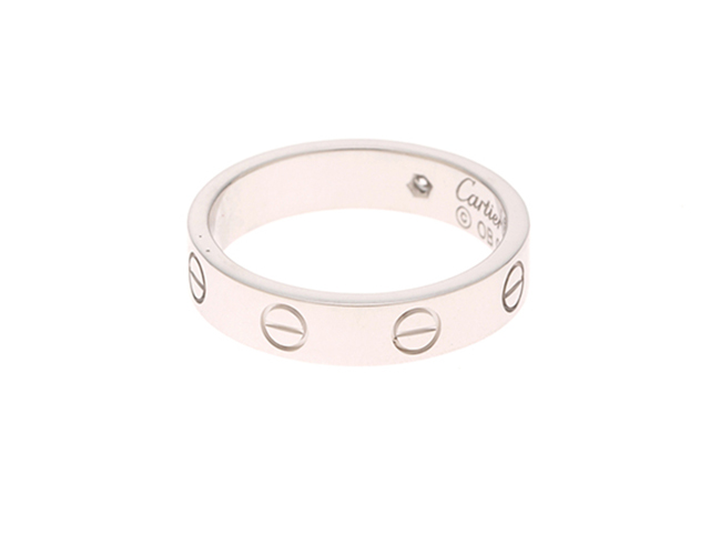 Cartier カルティエ ミニラブリング K18ホワイトゴールド #51 1P