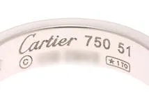 Cartier カルティエ ミニラブリング K18ホワイトゴールド #51 1P