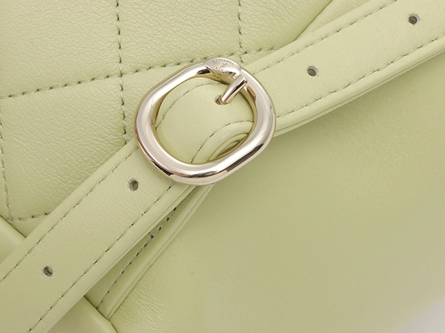 CHANEL シャネル マトラッセデュマスモールバックパック ライムグリーン/ゴールド金具 カーフ AS2908【472】YY