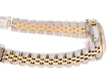 E番　ROLEX　ロレックス　デイトジャスト26　69173　イエローゴールド/ステンレススチール　ゴールド文字盤　自動巻き　レディース　腕時計　C