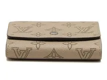 【最終価格】ルイヴィトン イリス コンパクト 二つ折り マヒナ ガレ グレージュ LOUIS VUITTON ルイ・ヴィトン ポルトフォイユ・イリスコンパクト