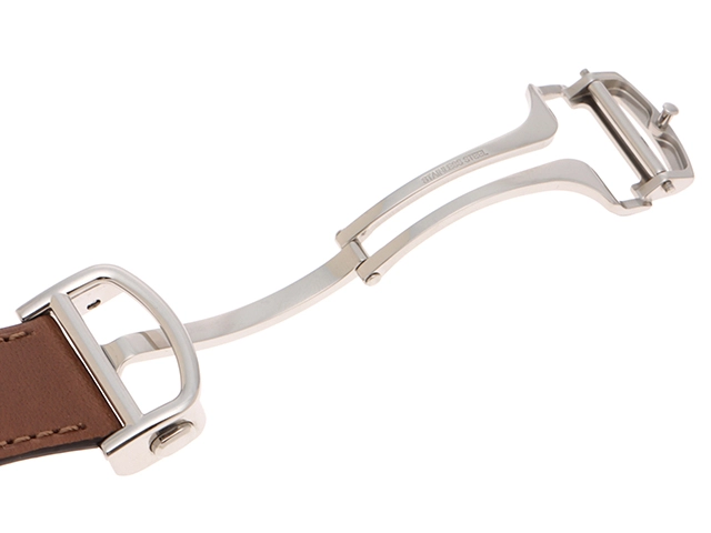 Cartier カルティエ 腕時計 2022年正規品 サントス ドゥ カルティエ ウォッチ LM W2SA0009 K18イエローゴールド/スティール シルバー文字盤 自動巻き【472】SJ