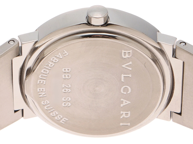 BVLGARI　ブルガリ　時計　ブルガリブルガリ　BB26SS　レディース　クオーツ　SS　黒文字盤【431】2147100581959