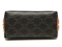 CELINE セリーヌ トリオンフ チェーンクラッチ 10E382CBX.04LU タン