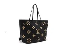 オッシー　Louis Vuitton ブラック トートバッグ LOUIS VUITTON ルイ・ヴィトン ネヴァーフルMM トートバッグ M58907