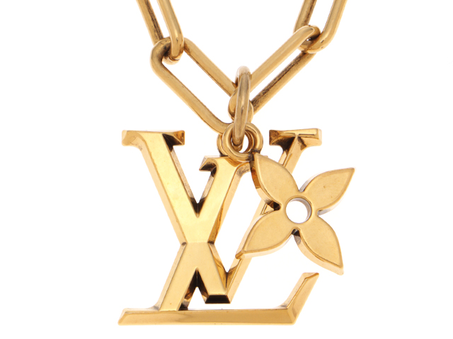 LOUIS VUITTON ルイヴィトン コリエ LVフラワー ネックレス MP2890