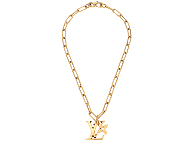 LOUIS VUITTON ルイヴィトン コリエ LVフラワー ネックレス MP2890