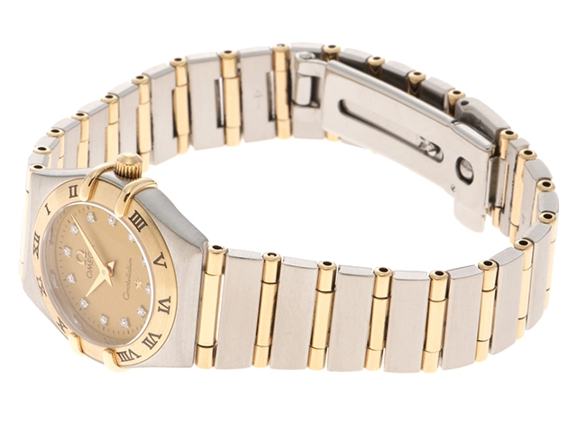 OMEGA オメガ 腕時計 コンステレーション ミニ 1262.15 SS/YG シャンパン/12PD文字盤【472】TS