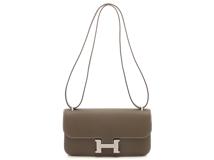 HERMES　エルメス　コンスタンス・エラン　ミロワール　ヴォーエプソン　エトゥープ　シルバー金具　K刻印（2025年頃製造）　2147100584943【432】