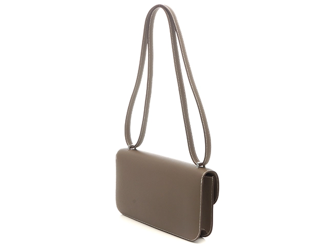 HERMES　エルメス　コンスタンス・エラン　ミロワール　ヴォーエプソン　エトゥープ　シルバー金具　K刻印（2025年頃製造）　2147100584943【432】