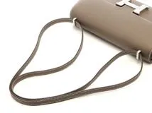 HERMES　エルメス　コンスタンス・エラン　ミロワール　ヴォーエプソン　エトゥープ　シルバー金具　K刻印（2025年頃製造）　2147100584943【432】