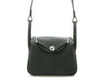 HERMES　エルメス　ショルダーバッグ　リンディ・ミニ　ヴェールマングローブ/SV　【471】