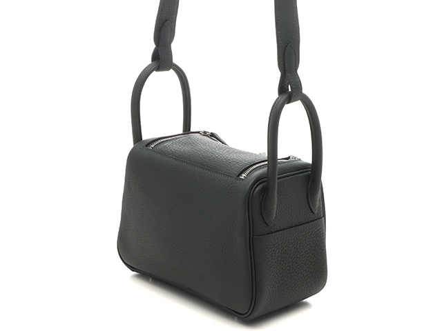 HERMES　エルメス　ショルダーバッグ　リンディ・ミニ　ヴェールマングローブ/SV　【471】