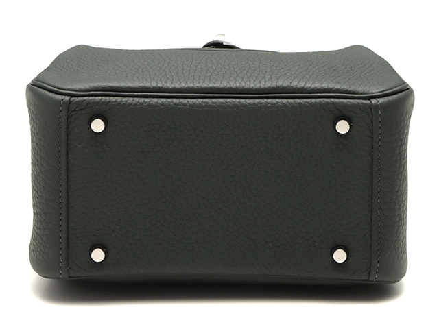 HERMES　エルメス　ショルダーバッグ　リンディ・ミニ　ヴェールマングローブ/SV　【471】