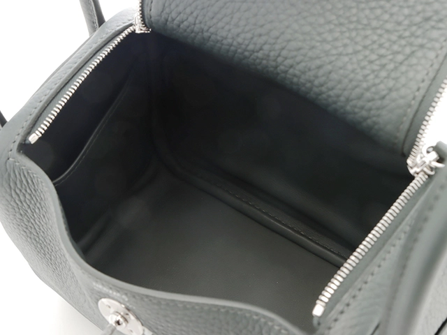 HERMES　エルメス　ショルダーバッグ　リンディ・ミニ　ヴェールマングローブ/SV　【471】