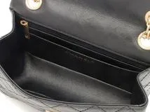 CHANEL　シャネル　2.55ミニハンドバッグ　ブラック／GP　エイジドカーフスキン　【471】M