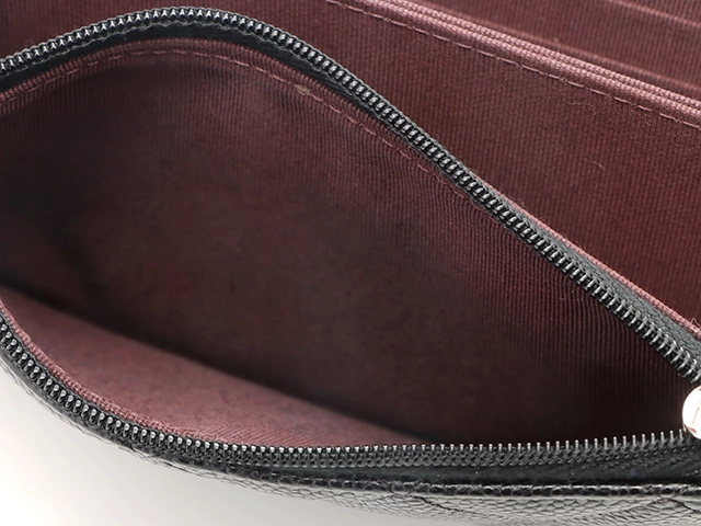 CHANEL　シャネル　ショルダーバッグ　マトラッセ　ミニチェーンウォレット　AP1649　ブラック　シルバー金具　キャビアスキン　30番台【433】2147100585544