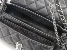 CHANEL シャネル　マトラッセ 2.55 チェーンショルダー A29901　ブラック/SV キャビア　433
