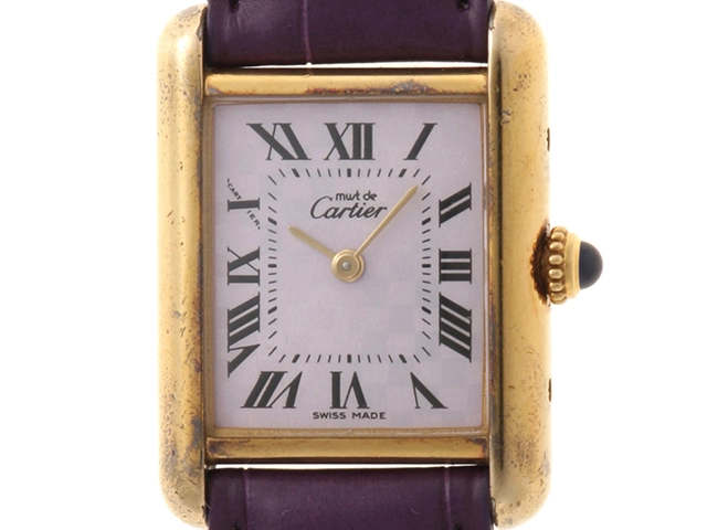 カルティエ レディース 腕時計 クオーツ Cartier カルティエ マストタンク 2023ネンクリスマスゲンテイ