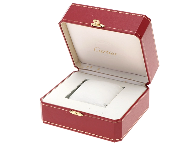 Cartier　カルティエ　マストタンク　２０２３ネンクリスマスゲンテイ　レディース腕時計　クオーツ　パープル文字盤　SV925/GP/革　W1017554【431】2147100585971