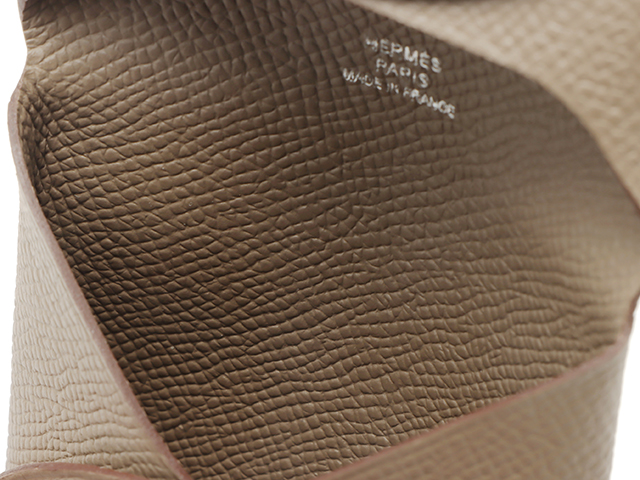 【エルメス】バスティア/ケース/エトゥープ/刻印:Z HERMES エルメス バスティア コインケース エトゥープ エプソン W刻印