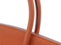 HERMES　エルメス　バーキン35　オレンジ　GP　トゴ　□F刻印　2147100587227　【437】