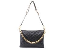 Louis Vuitton　ルイヴィトン　クッサンＭＭ　ラムレザー　ノワール　ショルダーバッグ　M57783　【472】YN