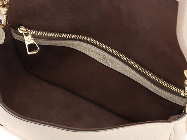 LOUIS VUITTON ルイヴィトン 2WAY バッグ ディアヌ モノグラム・アンプラント クレーム M46388 RFIDタグ 【471】 RE