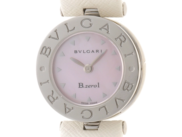BVLGARI ブルガリ 腕時計 B.zero1 ピンク文字盤 クォーツ レディース