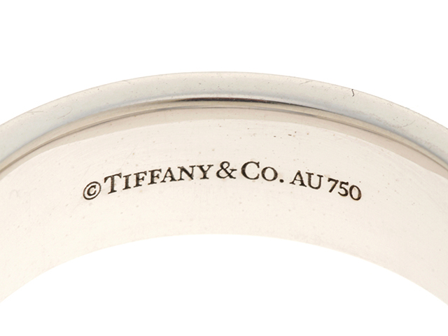 TIFFANY＆CO ティファニー Tﾅﾛｰリング WG ホワイトゴールド 9.2g