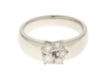 JEWELRY ノンブランドジュエリー デザイン リング 指輪  PT900 ダイヤモンド 0.497ct 11号 【460】