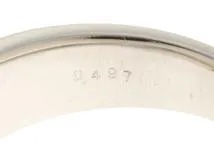 JEWELRY ノンブランドジュエリー デザイン リング 指輪  PT900 ダイヤモンド 0.497ct 11号 【460】